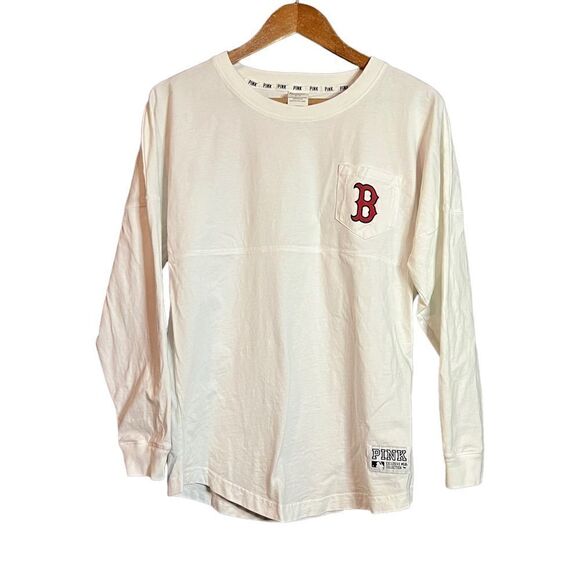 Victoria’s Secret pink Boston red sock sequin shirt - Picture 1 of 10